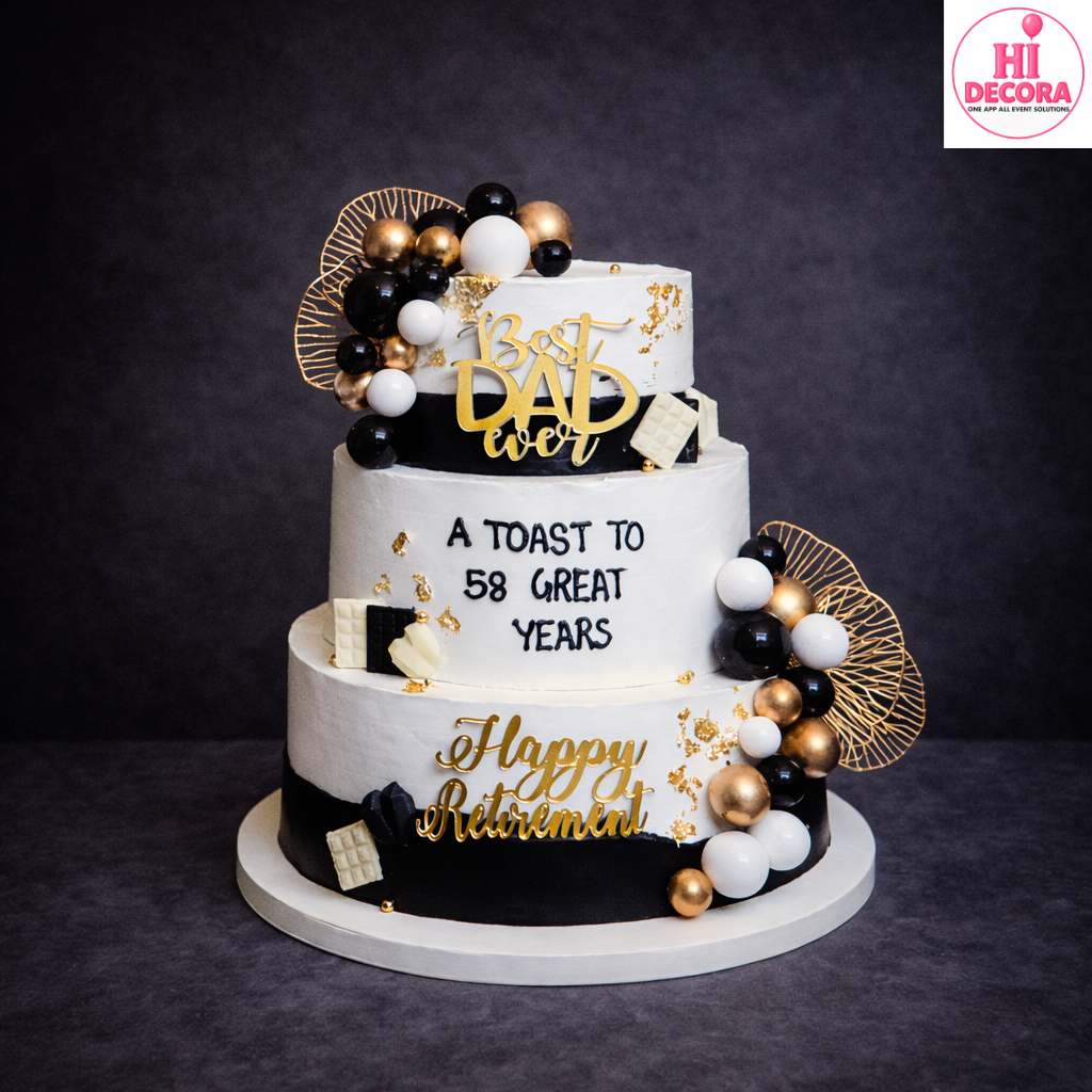 Legendary Dad Retirement Cake