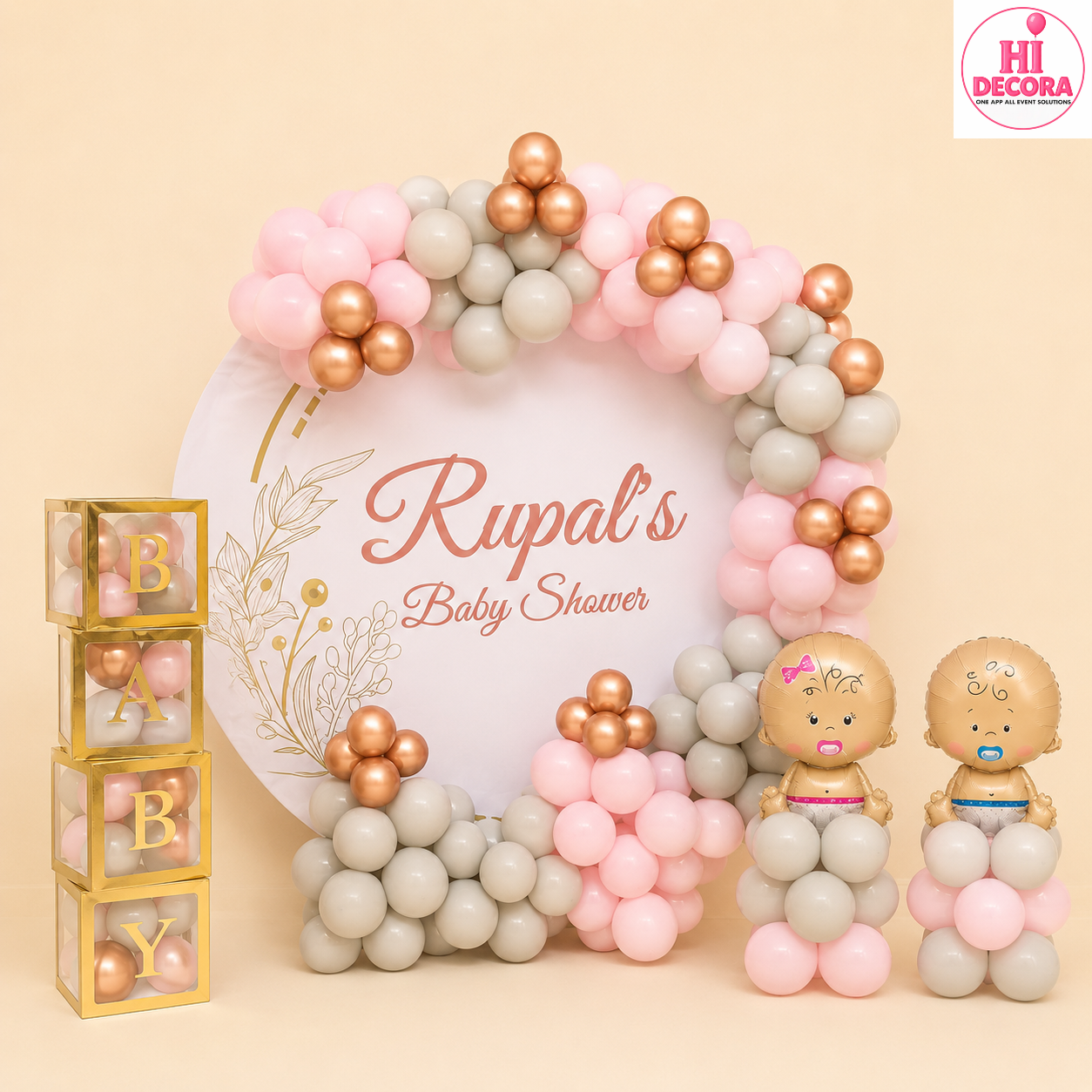 Flex Baby Shower Ring Decor 